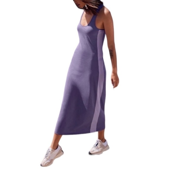 Johnny Was Dresses & Skirts - NEW Johnny Was Calme Racer Back Knit Maxi Dress Two Toned Stretchy Knit Fabric